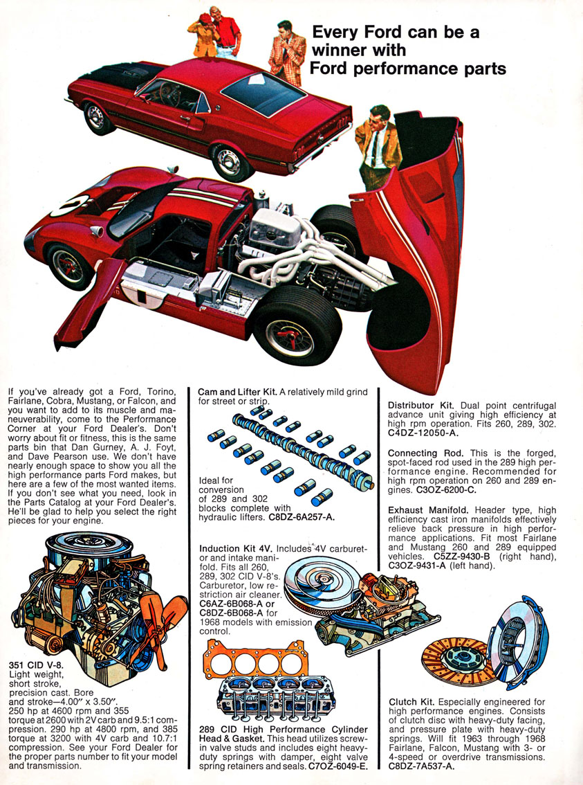 1969 Ford Performance Brochure Page 3